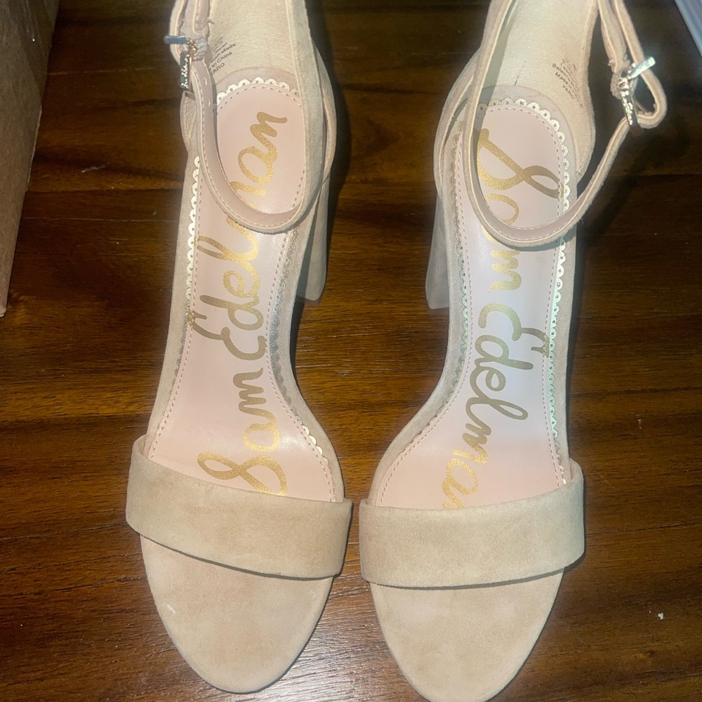 SAM EDELMAN YARO BLOCK HEEL SZ 6.5